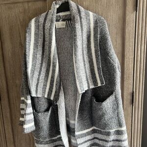 Anthropologie; Shawl collar sweater
